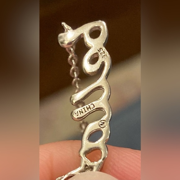 Sterling silver (925) necklace, 16 inches. “Bella”, with ⭐️ icon. - Picture 3 of 3